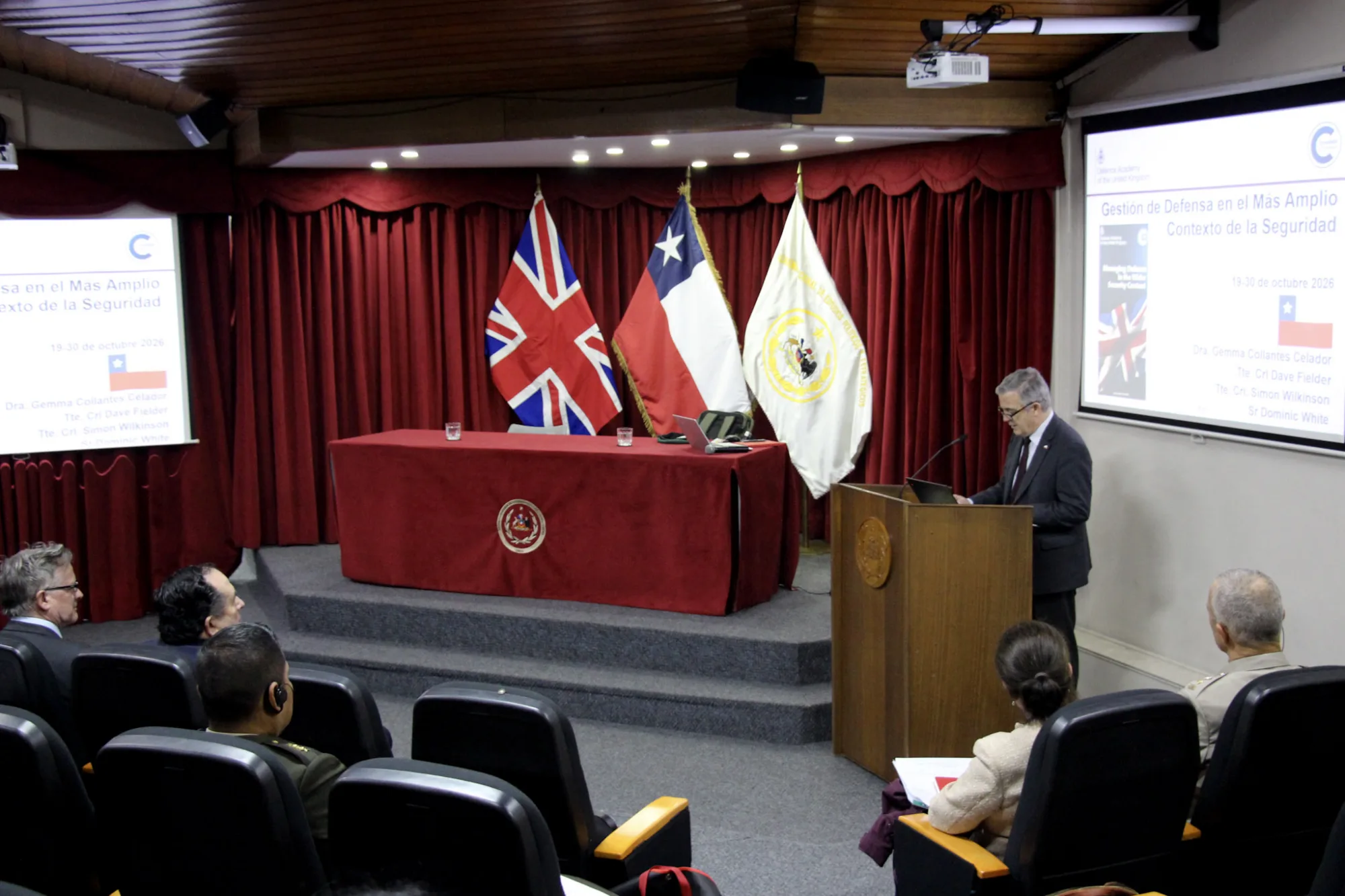 Reino Unido y Chile fortalecen su relación en materia de Defensa. Crédito: Academia Nacional de Estudios Políticos y Estratégicos
