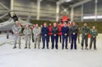 General del Aire Francisco Braco Carbó, jefe de Estado Mayor del Ejército del Aire y del Espacio de España (JEMA) durante la exposición de material en la IV Brigada Aérea, Punta Arenas.