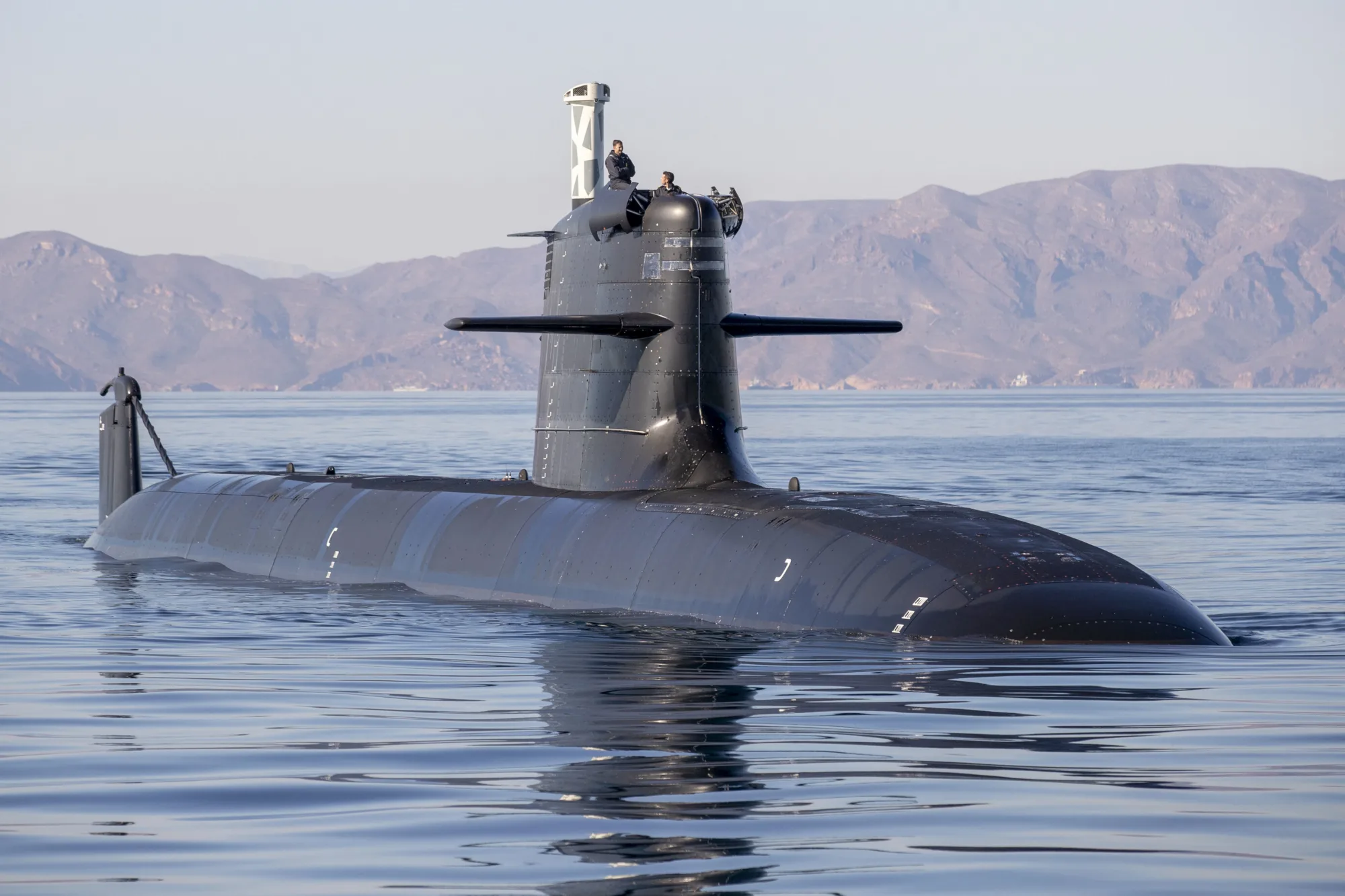 El S-81, en navegación. (Juanjo Fernández)