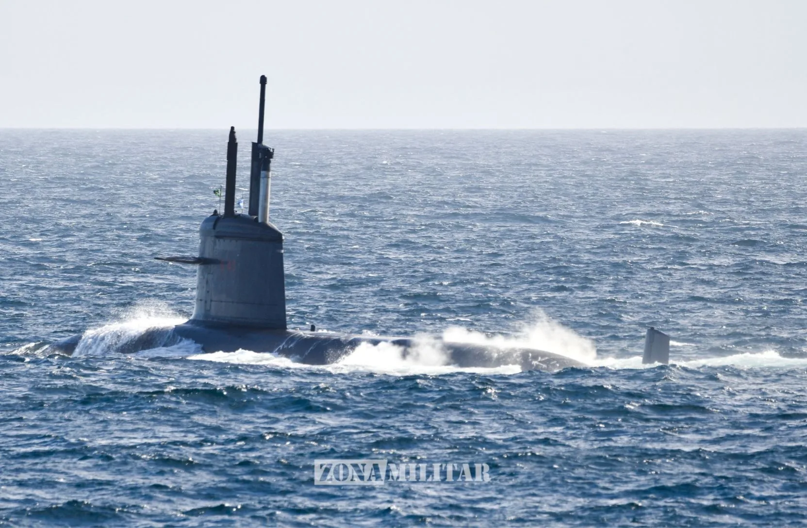 Submarino Humaitá de la Marina de Brasil. Crédito: Sofia Céliz / Zona Militar